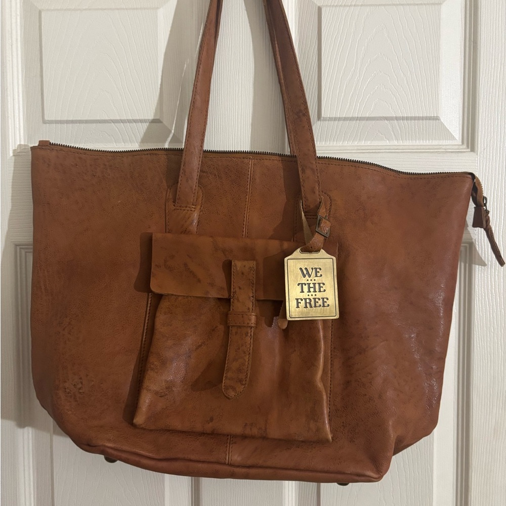 New We the Free Heritage Leather Tote Bag!!🔥🔥🔥